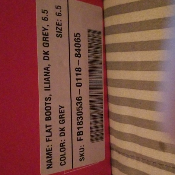 Dark Grey Boots - Picture 6 of 6